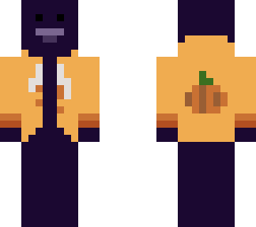 raven with pumpkin jacket