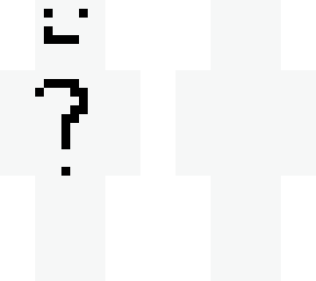 white guy with question mark
