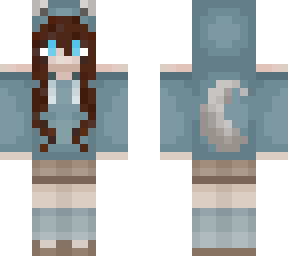 wolf girl with hoodie
