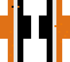 black and orange
