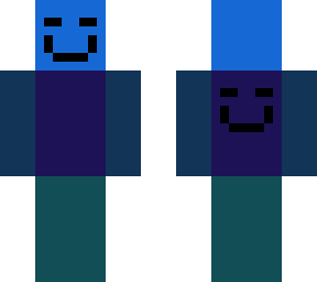blue man
