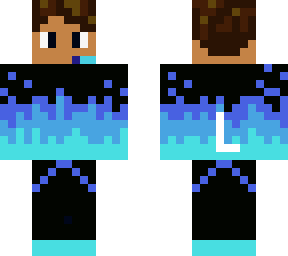 cool blue gamer with headset