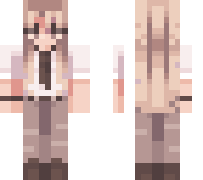 gurl in a suit