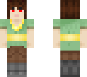 undertale chara minecraft skin (slim)