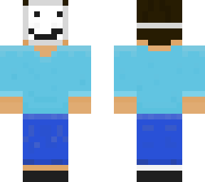 a dude behind a mask