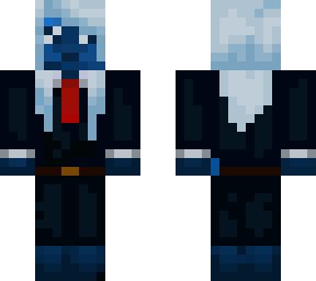 blue guy hair