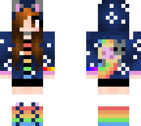 nyan cat girl edit