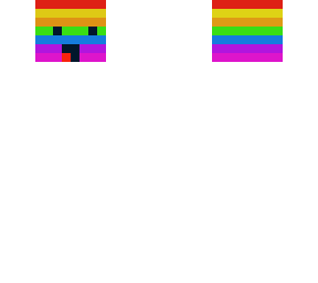 rainbow head