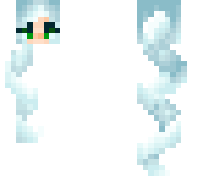 snowy hair