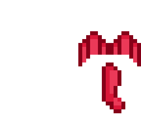 berry red dragon wing/tail base