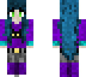 blue and purple