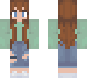 long brown hair cute girl