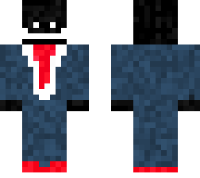 black blob in suit