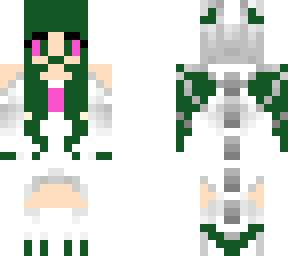 corrupted green girl