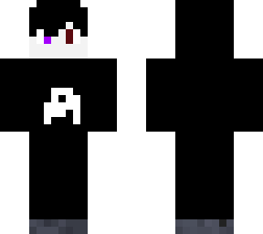 minecraft black skin