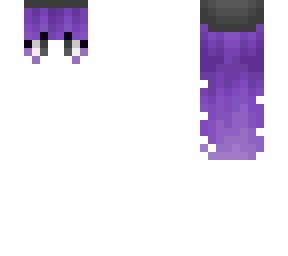 purple hair base + hat
