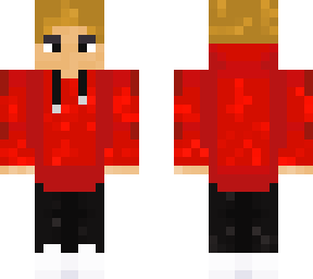 red hoodie