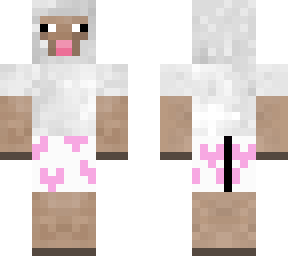 sheep with heart undies (ikers skin)