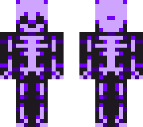 skeleton full purple