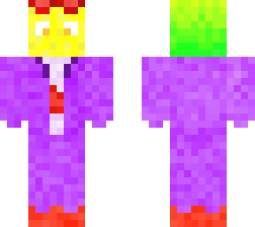 sunny guy in purple clothes