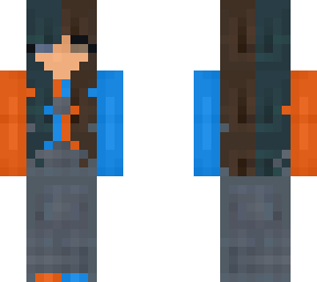 casual girl - fire x ice overalls - gamer