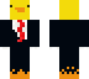 duck in a suit
