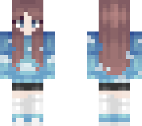 me in a cloudy sweater