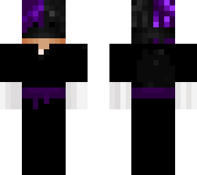 purple blindfold man