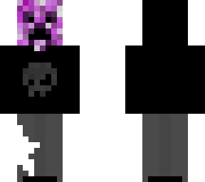 purple/pink creeper - emo fit