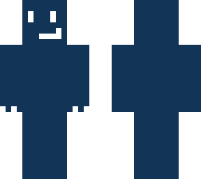 smirking blue dude