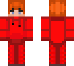 boy with red hoodie