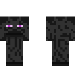 enderman holding an optical ilusion