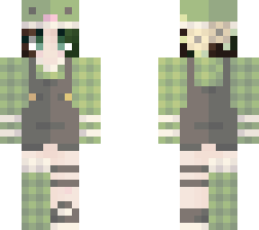 frog plaid outfit skin for friend