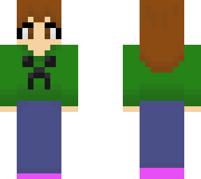 girl with creeper swearshirt