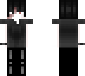 goth boy - spiky wristband - bones - injured - pvp - eyebrow skin - casual