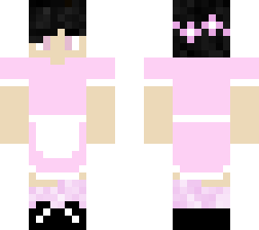 maid outfit pink