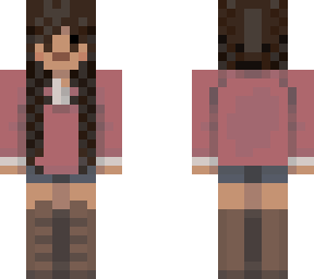 michi - braids/red sweater