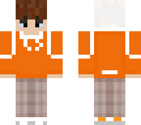 orange hoodie