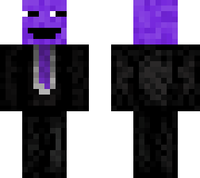 purple guy in a suit?