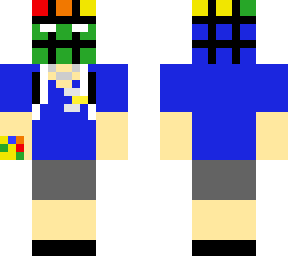 school rubix cube man