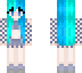 split dye blue and teal