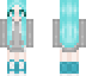 teal and grey