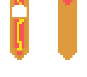 white hot dog