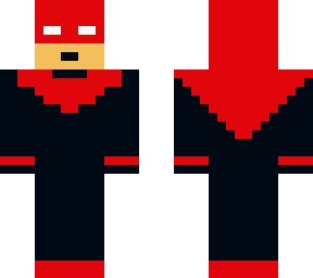 black and red hero