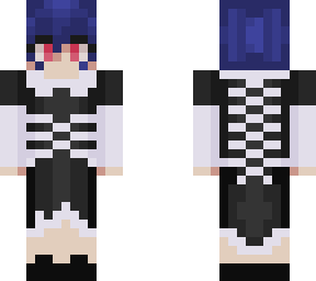 blue haired girl