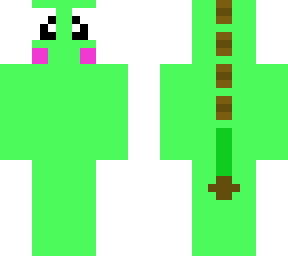 cute green lizard