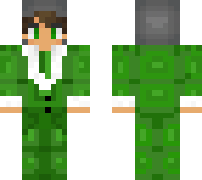 green suit slogo