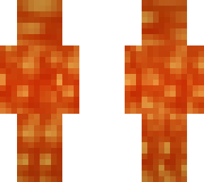 lava with transparent outer layer