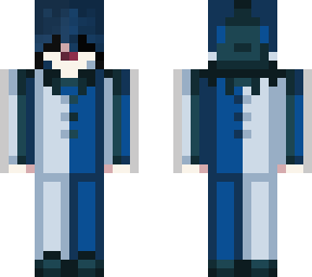 blue male clown