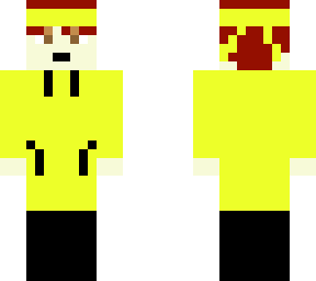 dude in a yellow hoodie